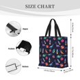 thumbnail image 3 of Rateoe Space Dinosaur Print Lightweight Tote Bag for Women, Water-Resistant Shoulder Bag with Zipper, Spacious Casual Handbag for Work, School, Shopping, 3 of 7