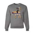 thumbnail image 2 of Wild Bobby, Cute Colorful Elephant Squirrel Mosaic, Animal Lover, Unisex Crewneck Graphic Sweatshirt, Heather Grey, XX-Large, 2 of 4
