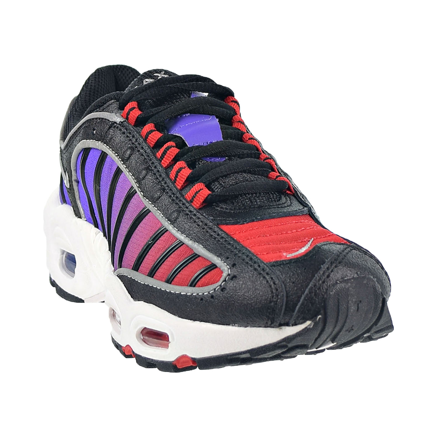 Nike Women's Air Max Tailwind IV Shoes Black-White-University Red-Psychic Purple cq9962-001 - image 2 of 6