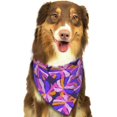 thumbnail image 6 of Naloa Tropics Leaf Dog Bandanas 1PC Washable Triangle Dog Scarfs Premium Durable Fabric, for Small Medium Large Dogs and Cats, 6 of 6