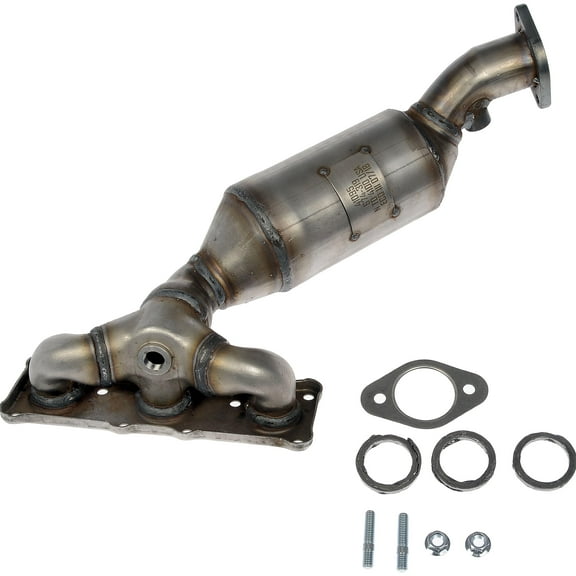 Dorman 673-319 Rear Catalytic Converter with Integrated Exhaust Manifold for Specific BMW Models Fits select: 2007-2008,2012 BMW 328