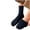 Navy, variant on Mens Fuzzy Crew Socks Fleece Lined Thermal Warm Winter Socks for Cold Weather, White