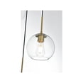 thumbnail image 6 of Living District Baxter 18 Inch Pendant Clear Shade in Satin Gold, 6 of 10
