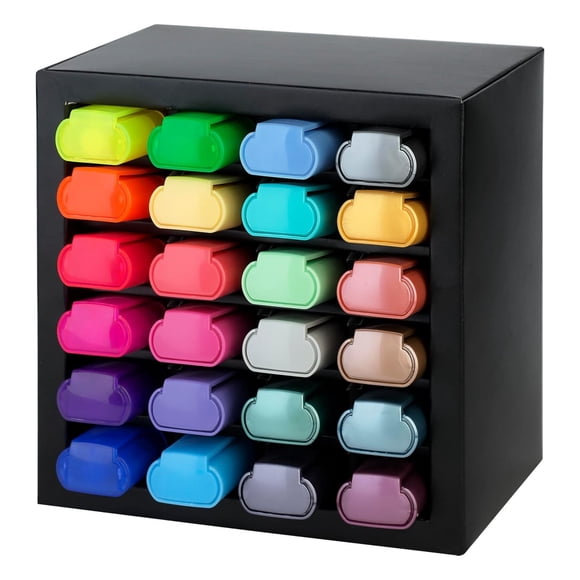 Faber-Castell Marcadores Textliner 24 Colores Pastel Neón Metálicos