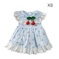 thumbnail image 3 of Ropa para mascotas Vestidos transpirables Mascotas Ropa Faldas de moda Patrón encantador Animales Trajes Disfraces Partido Suministros de ocio azul XS Methold PT000682-01, 3 of 7
