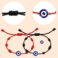 thumbnail image 3 of 6 pcs Fait à la Main Mal Oeil Réglable Oeil Bracelet en Nylon 7 Noeuds de Protection Bracelet Chanceux, 3 of 5