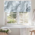 thumbnail image 4 of Marble Texture Valances for Windows, 54 x 18in, Abstract Grey White Gradient Art Rod Pocket Kitchen Valance Curtain Light Filtering Window Treatments for Living Room Bedroom, 1 Panel, 4 of 7