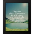 thumbnail image 2 of ArtsyQuotes 12x14 Black Modern Framed Museum Art Print Titled - Jules Renard Quote: Places and Moments, 2 of 5