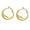 Gold, variant on Crescent Moon Hoop Earrings for Women Stainless Steel Abstract Portrait Face Huggie Hoops Dangle Drop Earring Click-Top Fashion Jewelry Birthday
