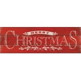 thumbnail image 2 of Marrott, Stephanie 14x7 White Modern Wood Framed Museum Art Print Titled - Merry Christmas, 2 of 4