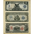 thumbnail image 3 of Vision Studio 15x18 Black Modern Framed Museum Art Print Titled - Antique Currency VI, 3 of 5