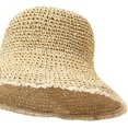 thumbnail image 6 of CoCopeaunts Straw Bucket Hat Women Summer Beach Large Brim Hollow Sunshade Caps Foldable Roll up Floppy Fisherman Hat for Men, 6 of 8