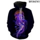 thumbnail image 4 of Sudadera con capucha de medusas para hombre, mujer y niño, con estampado 3D, ropa de calle, jersey de manga larga, chaqueta de moda, 4 of 4