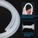 thumbnail image 3 of Tubería de silicona Uxcell 1/2" ID x 3/4" OD 1 rollo 10 pies manguera de silicona pura flexible clara, 3 of 6