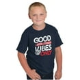 thumbnail image 3 of Puerto Rican Flag PR Peace Sign Crewneck T Shirts Boy Girl Teen Brisco Brands XS, 3 of 6