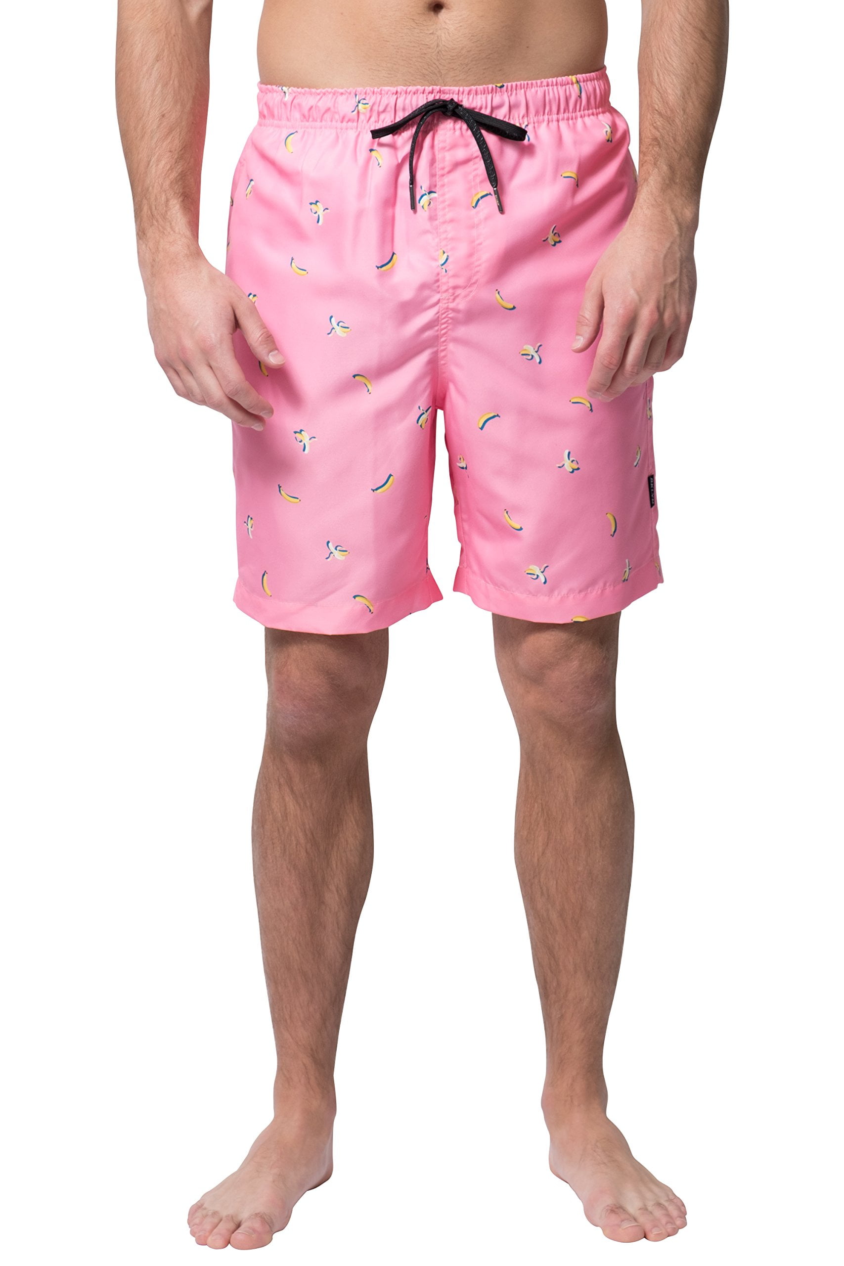 pink banana swim trunks