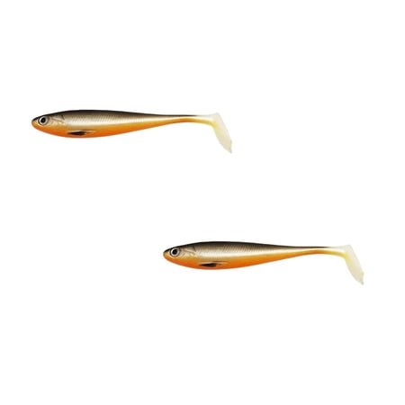 2 Pcs Fishing Lures Soft Bait T-Tail Attractants for Freshwater Saltwater Trout Panfish Bass Anti-Snagging Crankbait Spinnerbait Soft Worm Tackle for Long-Distance Casting in Lakes Rivers