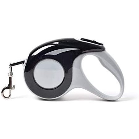 Extendable leash for medium and small dogs retractable 5 meters (black ...