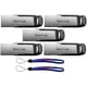 thumbnail image 2 of SanDisk Ultra Flair USB (5 Pack) 3.0 64GB Flash Drive High Performance Thumb Drive/Jump Drive de hasta 150MB/s - con (2) Everything But Stromboli (tm) Lanyard, 2 of 2