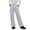 Gray, variant on Stamzod Uniform Pants for Girls Fashion Striped High Waisted Wide Leg Dress Pants Casual formal Straight Leg Trousers with Pockets 15-16Years