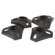 thumbnail image 2 of Juego de 4 cestas de goma negra para bastones de trekking, ideales para senderismo y trekking. 4cm, 2 of 4