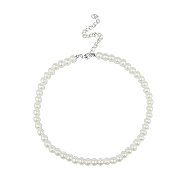 Collar gargantilla elegante Yuyangstore disfraz vestir bisutería 6 mm