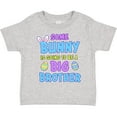 thumbnail image 3 of Inktastic Some Bunny is Going to Be a Big Brother with Bunny Ears and Eggs Boys Toddler T-Shirt, 3 of 5