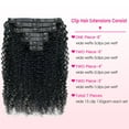 thumbnail image 4 of 100% Human Hair Wig Curly 16" Natural Black Hair Heat Resistant Bleachable, 4 of 6
