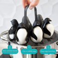 thumbnail image 2 of Soporte universal para huevos - Cocedor de huevos - Hueveras - Hueveras divertidas - Huevo Caja de almacenamiento - Portahuevos de plástico - Inserto para huevos - Portahuevos, 2 of 5