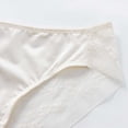 thumbnail image 6 of Thong Panties for Women Underwear French Thin Mesh Lace Panties Womens Sheer Low Waist Bikini Underpants Beige XL, 6 of 7