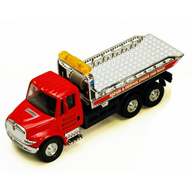 International Busted Knuckle Garage Rollback Tow Truck, Red Showcasts