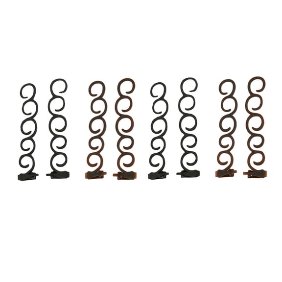 EXHUMKY 8Pcs Hair Braiding Tool Practical Centipede Style for Straight Curly Thick Fine Hair