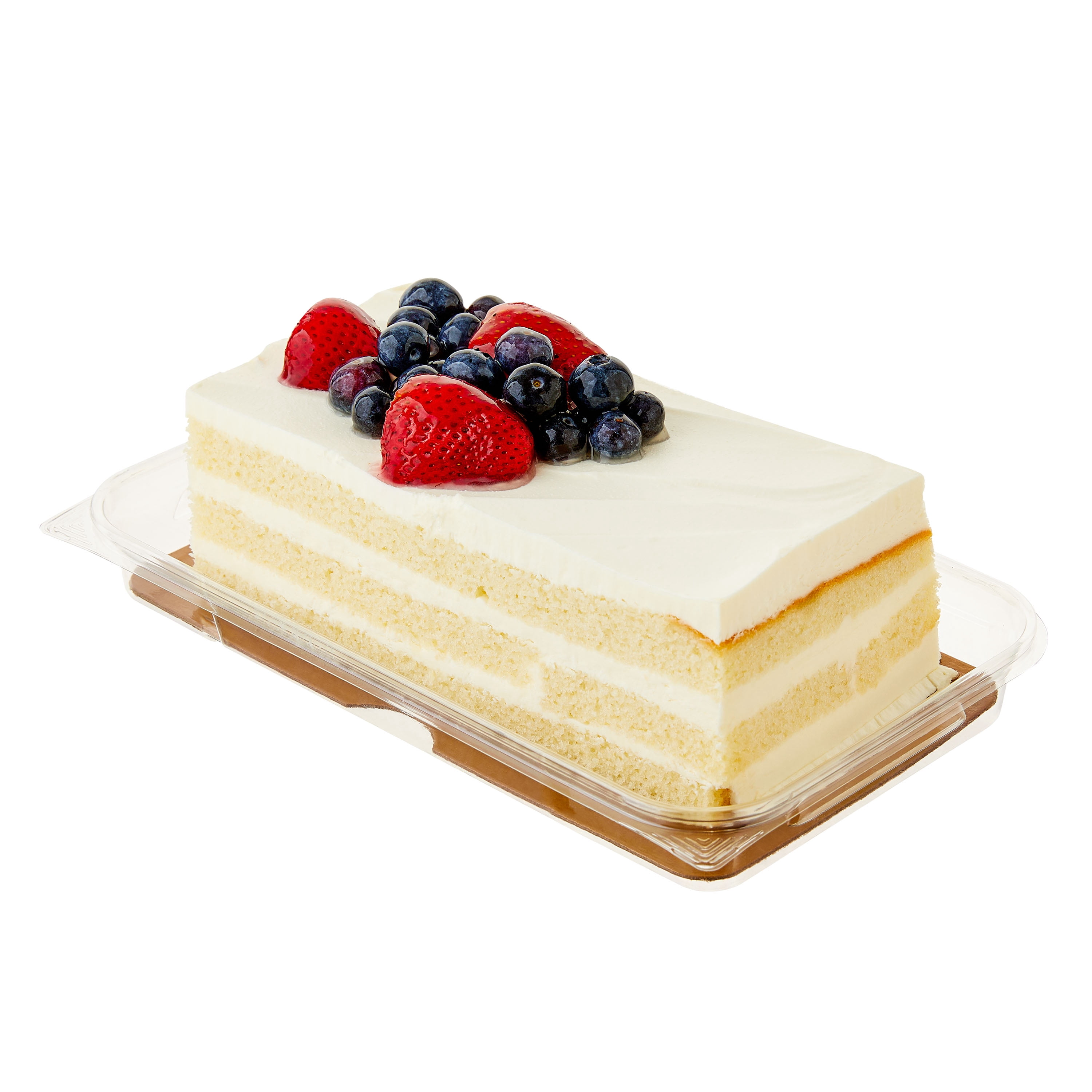 Freshness Guaranteed Chantilly Cream Bar Cake Topped with Fresh Fruit, 22 oz