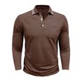 thumbnail image 4 of pstuiky camisa de manga larga para hombre, Cárdigan informal de manga larga con botones y bolsillo para hombre salir tops s, 4 of 7