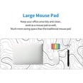 thumbnail image 4 of Desk Pad, XL Extended Large Gaming Mouse Pad 31.5 x 11.8 Inch, Waterproof Mousepad with Stitched Edges, Non-Slip Computer Keyboard Laptop Mat for Women Men Office Work, 4 of 8