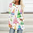 thumbnail image 2 of Winter Saving Talove Long Sleeve Shirts for Women Graphic Printed Sweatshirt Fall Fashion Must Haves Pullover Long Sleeve Tops Womens Tops Dressy Casual Plus Size Christmas Shirts, 2 of 5