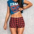 thumbnail image 3 of Pofeuu Christmas With Snowflakes Print Workout Shorts for Women Scrunch Butt Lifting High Waisted Yoga Gym Seamless Booty Biker Shorts-Small, 3 of 8