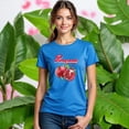 thumbnail image 3 of Playera Blusa De Granadas Pomegranate – Estilo Natural con Sabor a Frescura Color Aqua Talla Mediana Marca Emil SaEs, 3 of 4