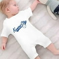 thumbnail image 2 of Icvfdpl Baby Boy Girl Outfit Clothes Unisex Casual Baseball Letter Print Rompers Jumpsuit Comfortable 9-12 Months, 2 of 4