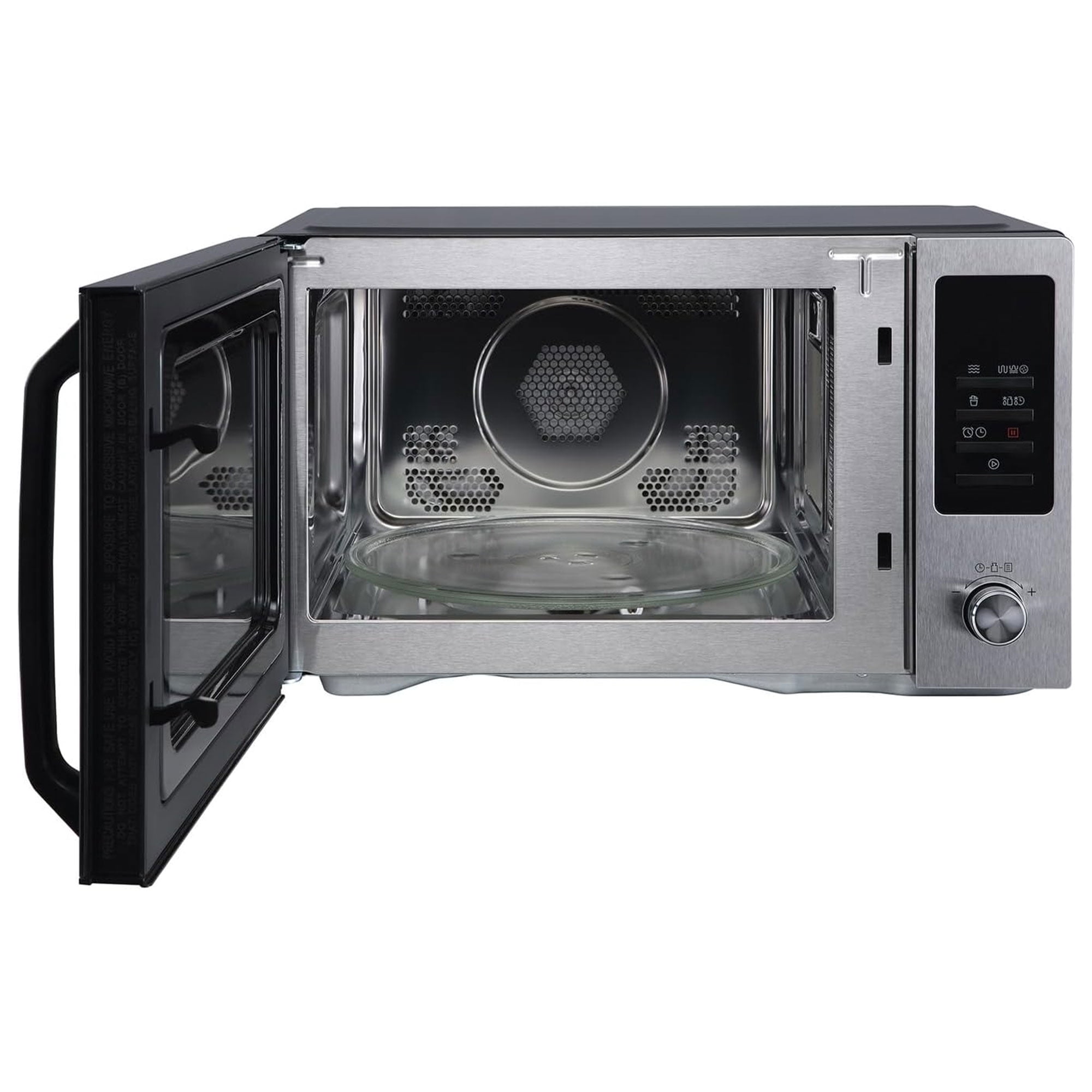 Magic Chef 1 cu ft Countertop Microwave Oven in Multicolored