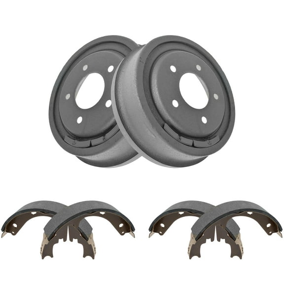 Rear Brake Shoes & Drums Kit Set for Ford Bronco F150 E150 Van