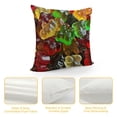 thumbnail image 4 of Cute Colorful Sweet Candy Gummy Realistic Print Pillow Covers Decorative Throw PillowSquare Couch Cushion Cover for Home Decor Sofa Living Room Bed Car Sofa, 4 of 5