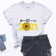 thumbnail image 2 of Hauts d'Été pour Femmes 2023 T-Shirts Imprimés Grande Taille Manches Courtes Graphiques Amusants, 2 of 3