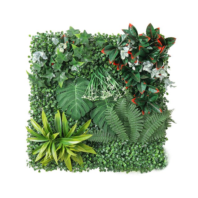 Wosthever Colgante de pared de planta Artificial, accesorios exquisitos para el hogar, calcomanía de jardín, adorno de pasillo, decoración de Plantas Artificiales Tipo 1