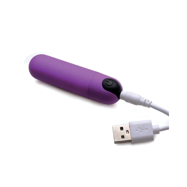 Bang! Vibrating Bullet W/ Remote Control Purple