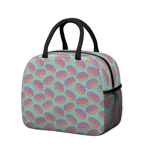 Sac à Lunch Bonbons et Gâteaux Motif Bonbons Réutilisable Isolé pour École Ou Bureau