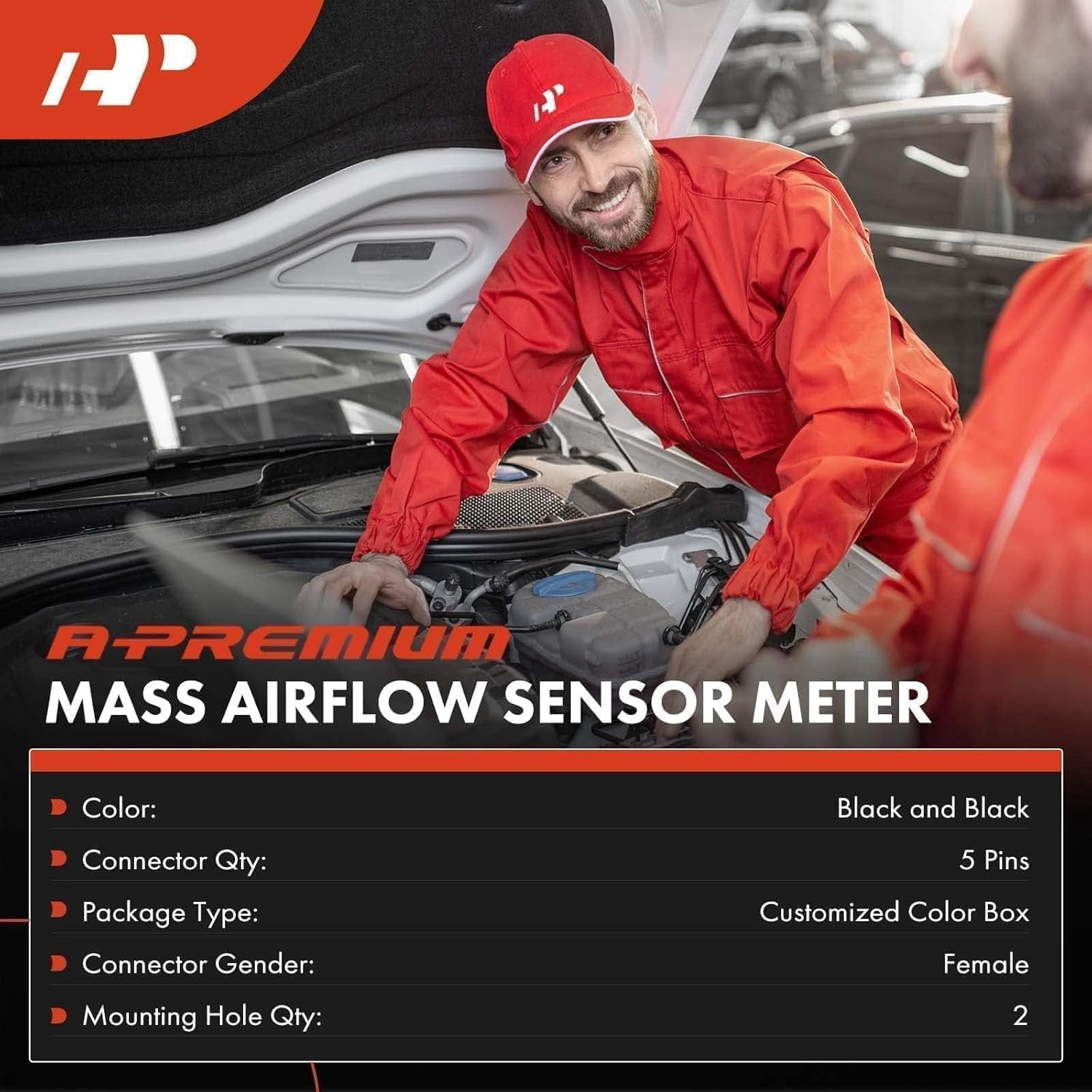 A-Premium Mass Air Flow Sensor Meter MAF 22680-7S000 Compatible for Nissan Armada, 05-18 Frontier, Maxima, 03-14 Murano, Xterra & Infiniti FX45 M37, 14-18 Q70, Q45 & Suzuki 09-12 Equator & More