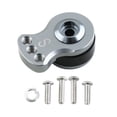 thumbnail image 4 of Accesorios Servo Saver, piezas de actualización de servidor , brazo de dirección, aleación de aluminio de 25T para coches de control remoto pequeña plata Hugo Brazo servo, 4 of 8