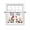 White, variant on Santa Claus Sheer Curtains 54 Inch Length 2 Panels Set - Light Filtering Window Treatments, Funny Winter Christmas Red Rod Pocket Semi Curtains for Living Room/Bedroom/Kitchen Décor, 104"W x 54"L