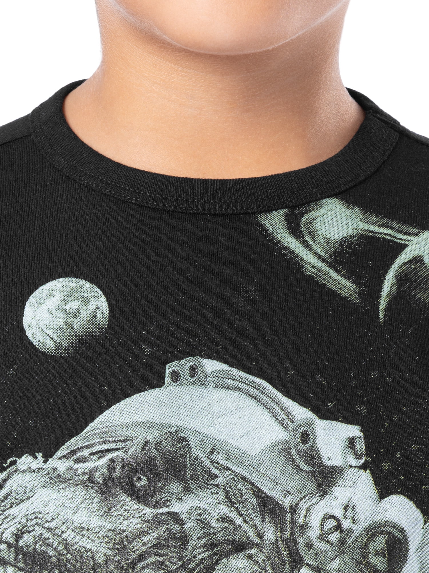 Wonder Nation Boy's Short Sleeve Elevated Graphic T-Shirt, Sizes 4-18 & Husky